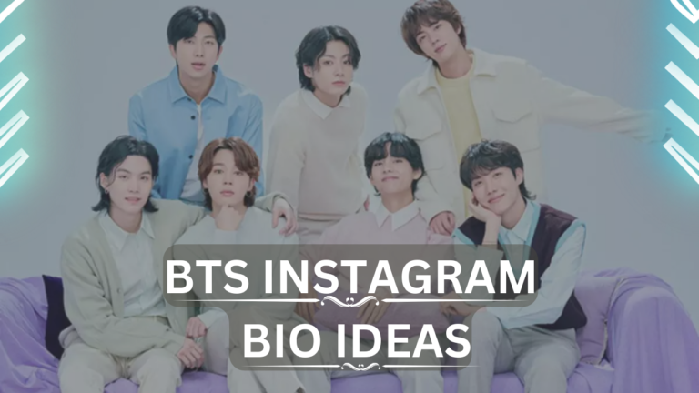 BTS instagram bio ideas